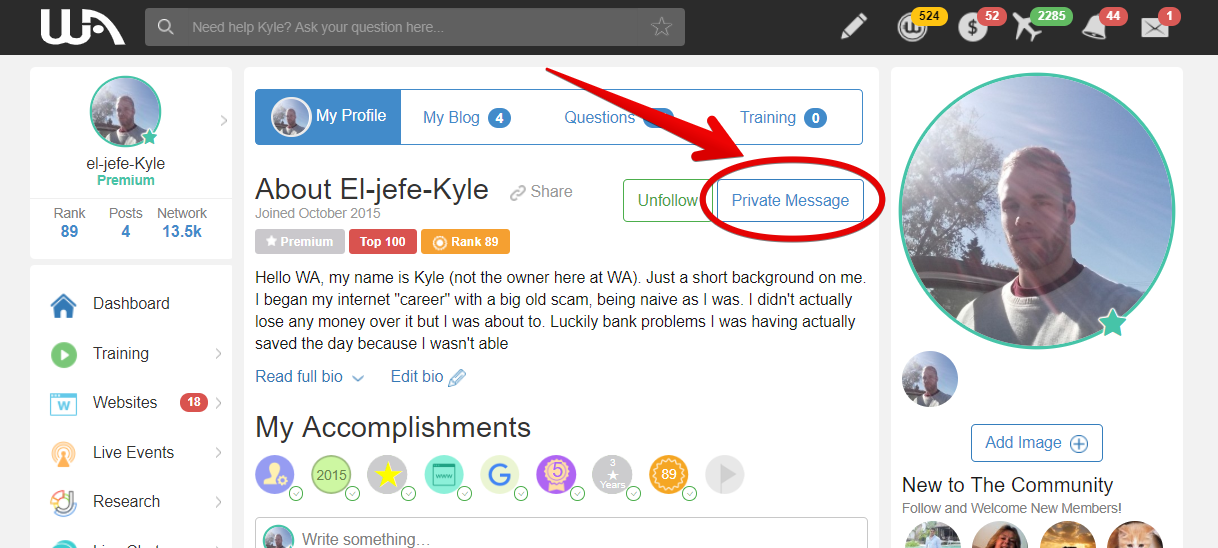 WA profile