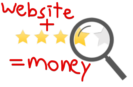 make money with a review site