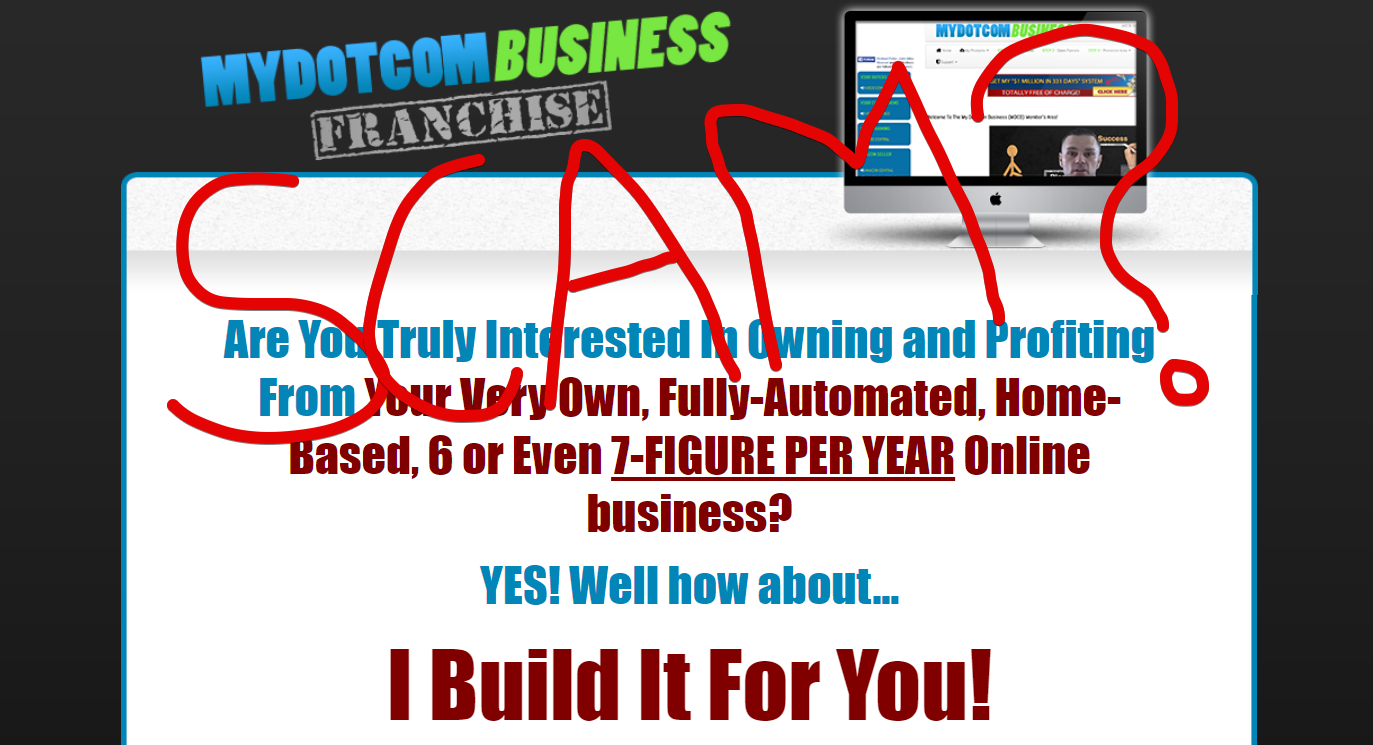 My Dot Com Business Franchise scam