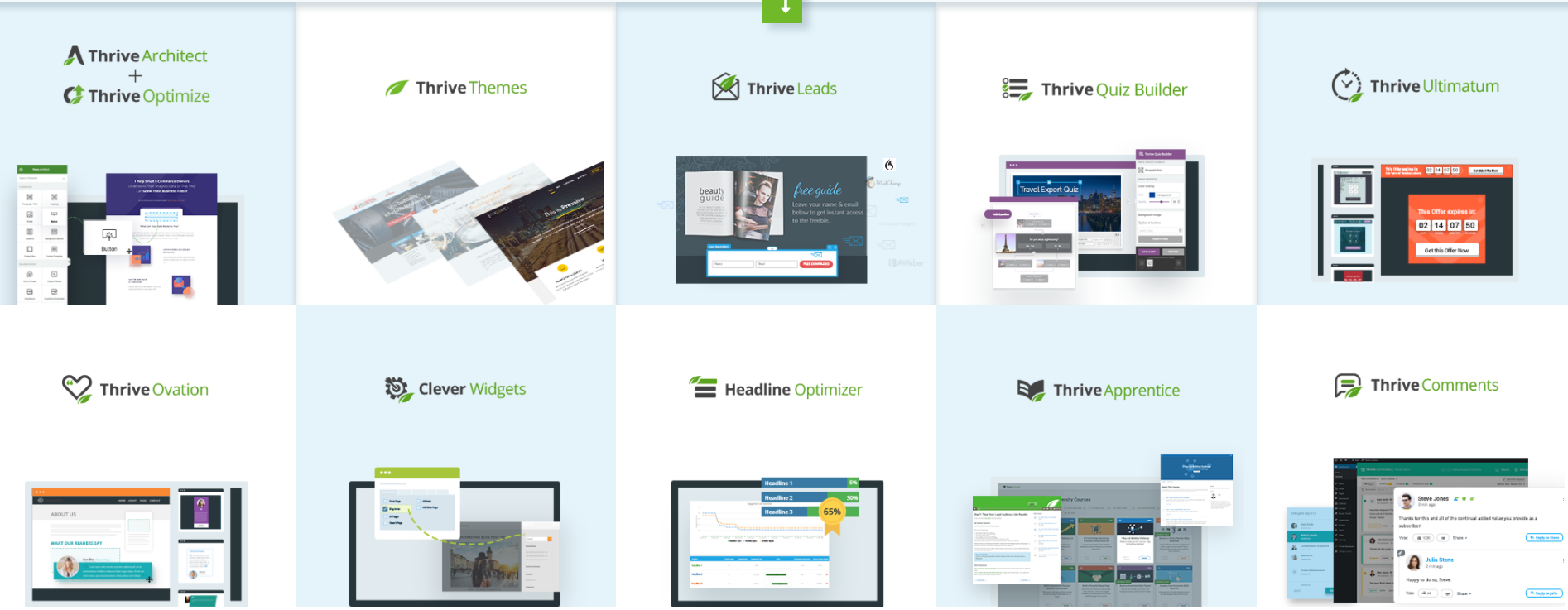 Thrive Themes products