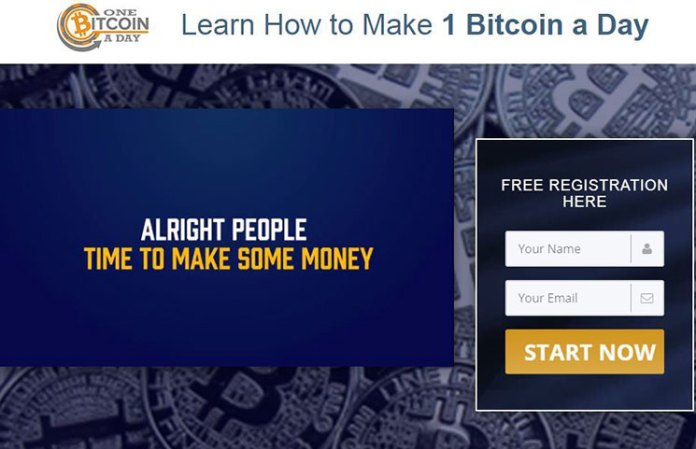 One Bitcoin a Day Scam