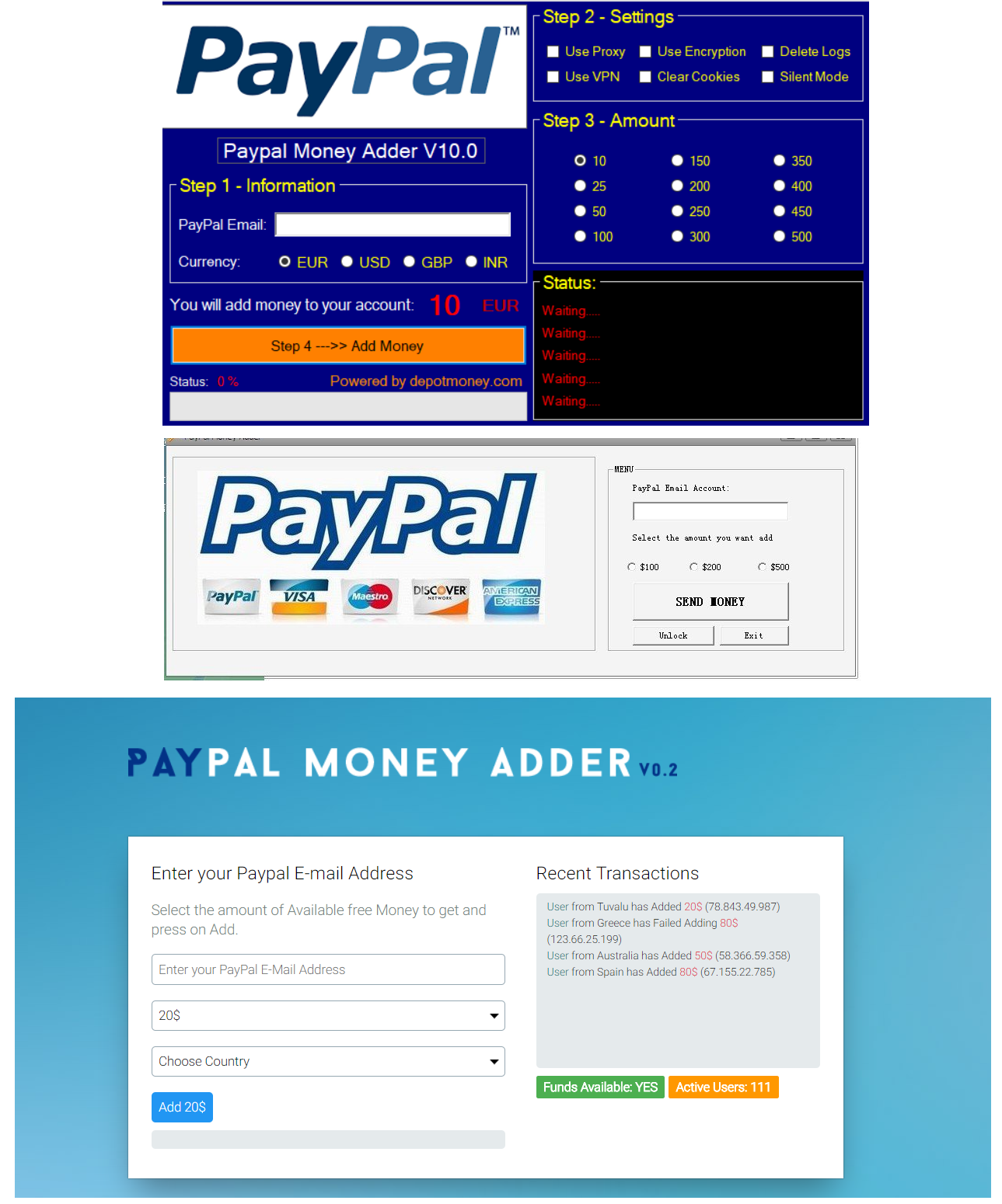 PayPal Money Adder Scam