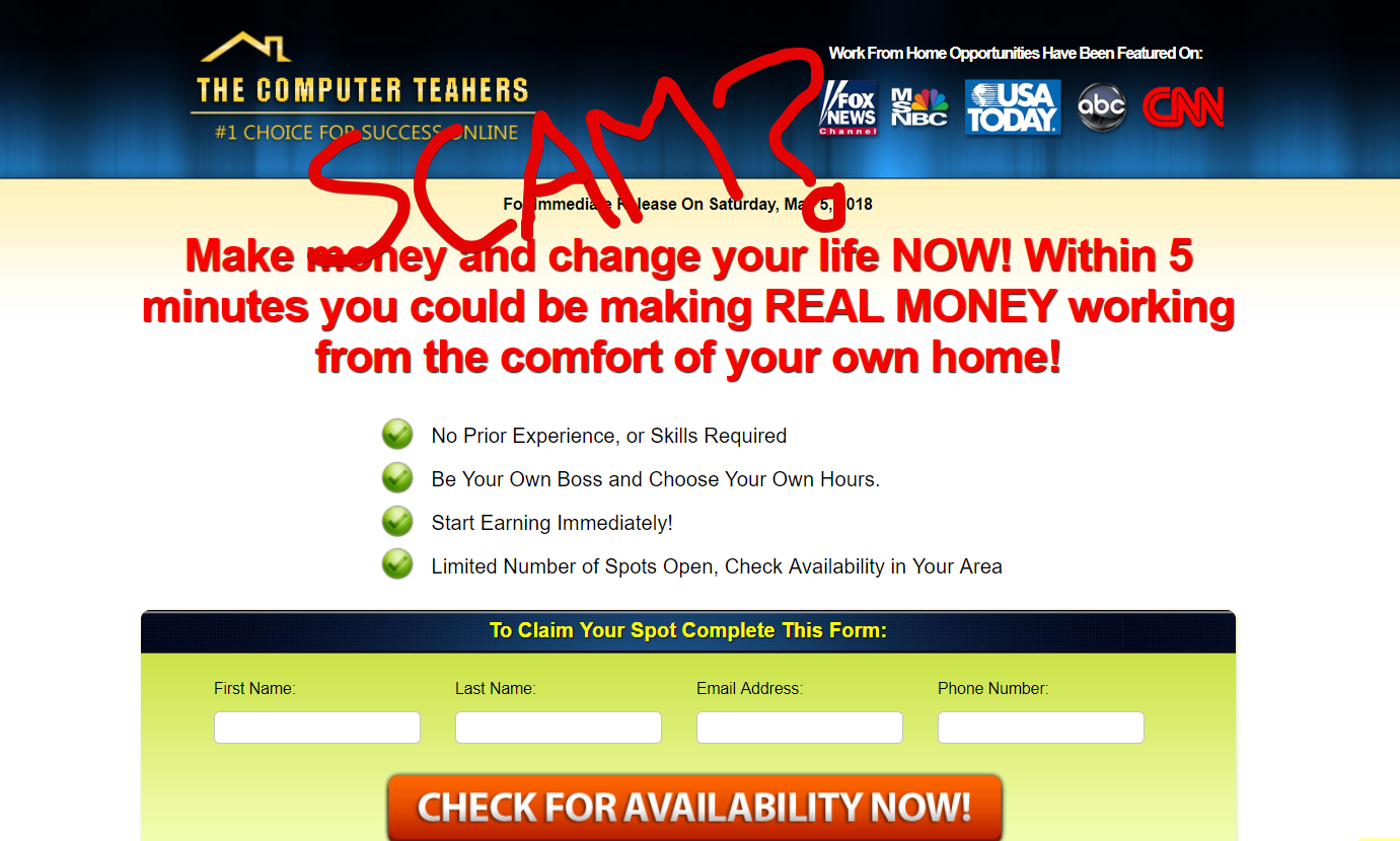 The Computer Teachers scam