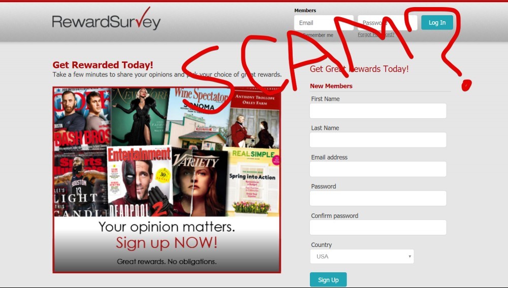 is RewardSurvey a scam