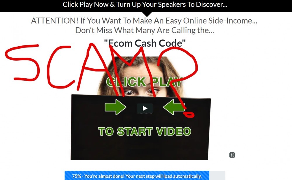 Ecom Cash Code scam