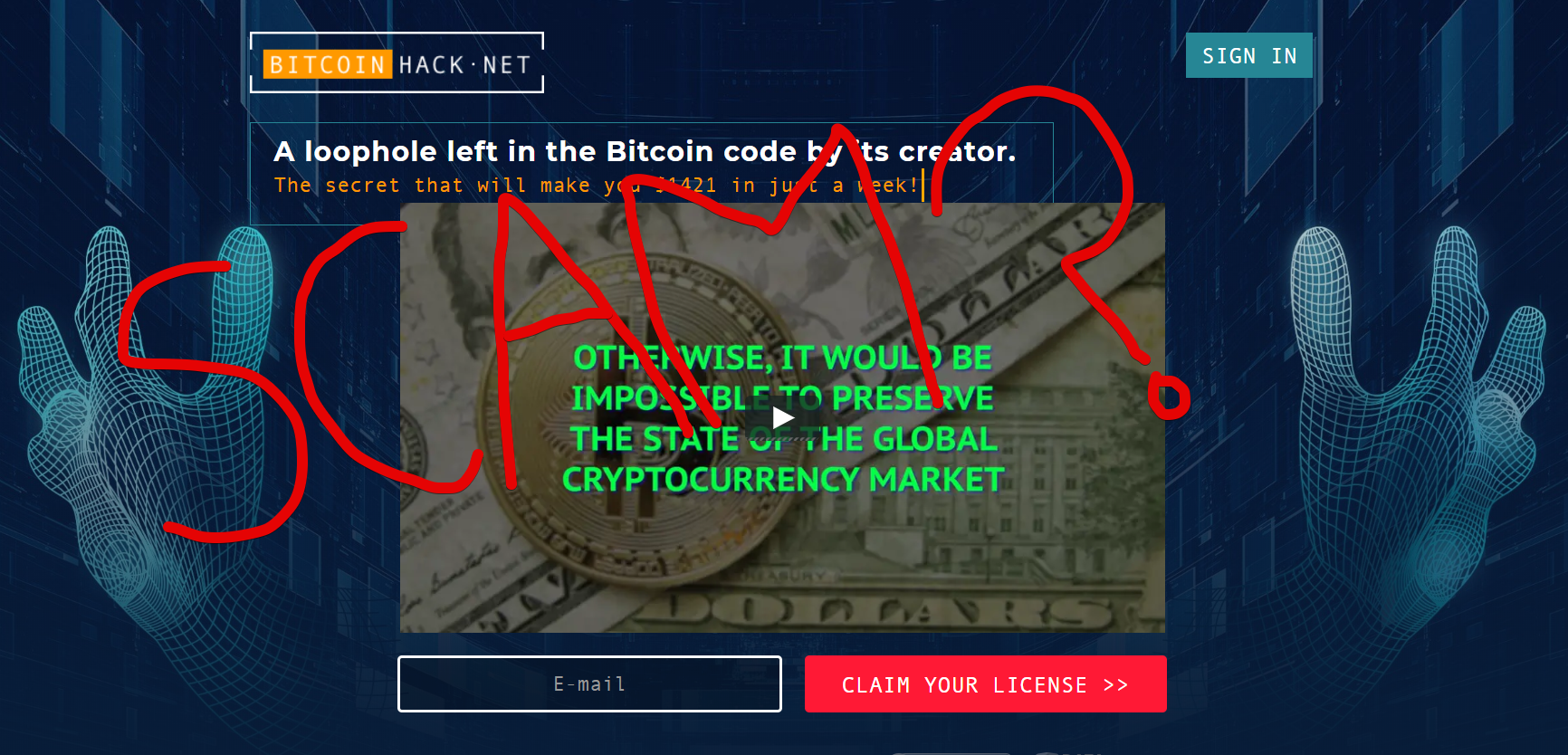 Bitcoin Hack Net Scam