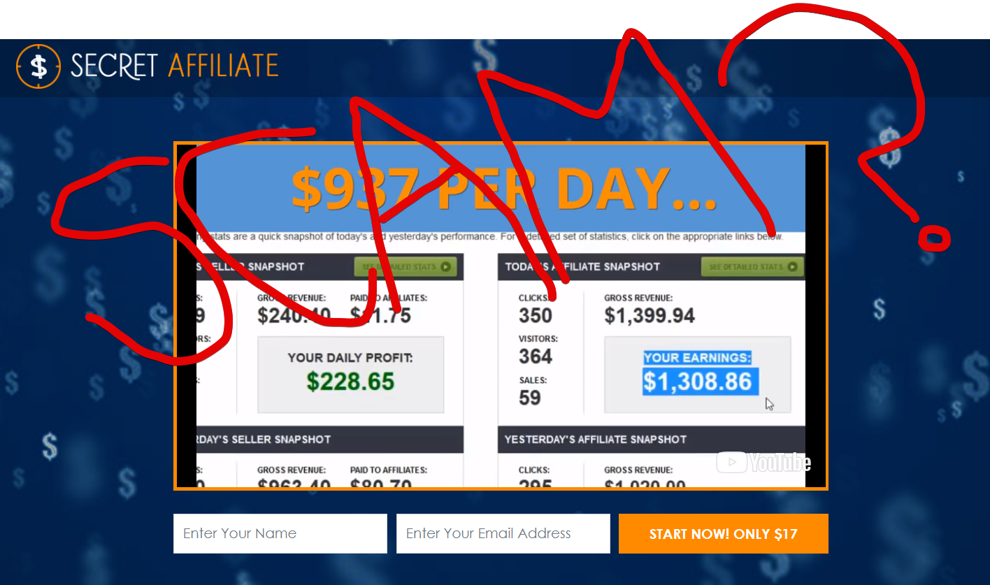 Secret Affiliate scam