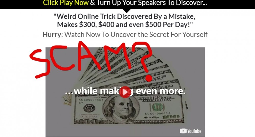 Cash at Home Bonanza scam