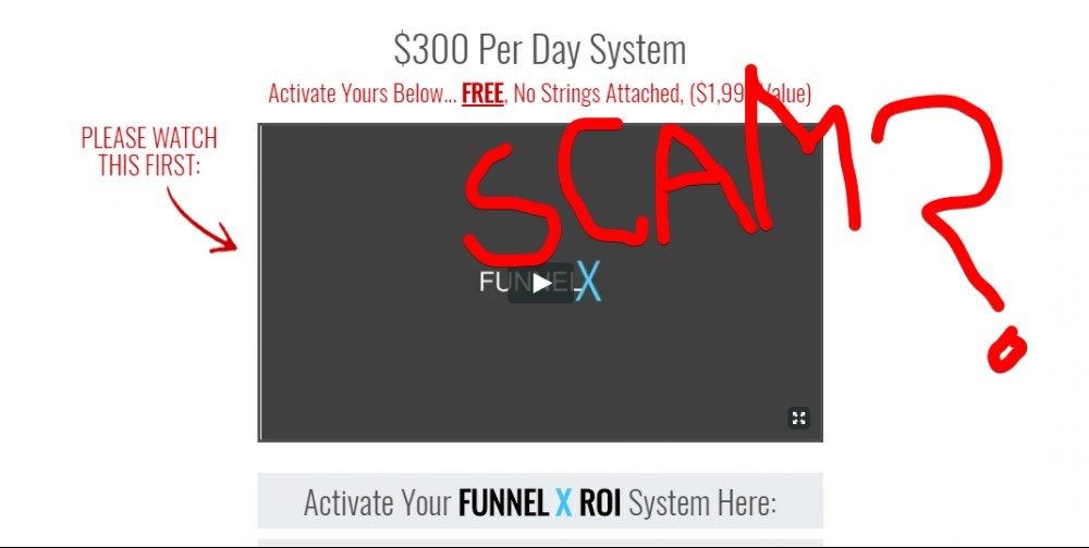 Funnel X ROI scam