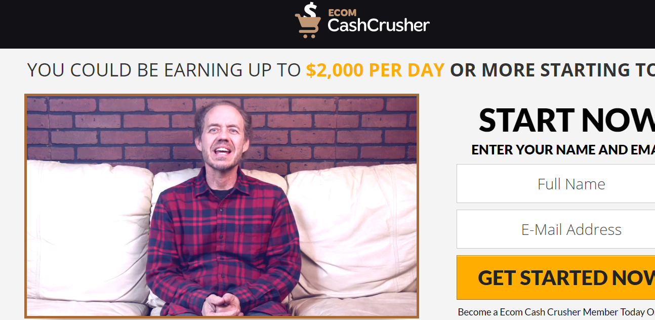 Ecom Cash Crusher testimonial