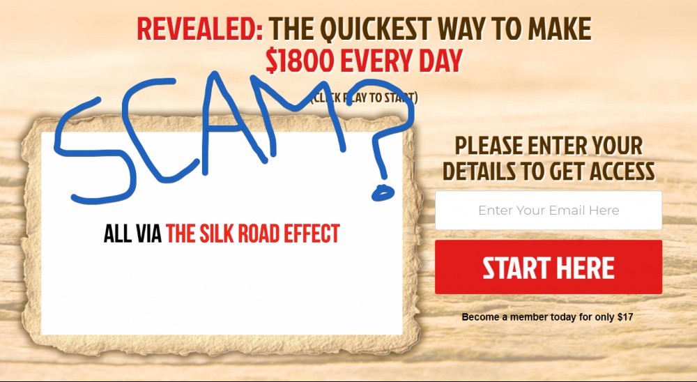 The Silk Road Effect Scam